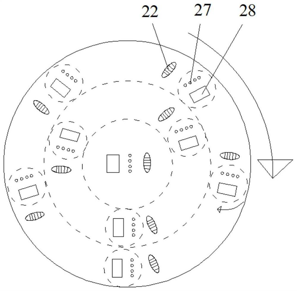 Insensitive rock microwave plasma self-adaptive rock breaking device and using method