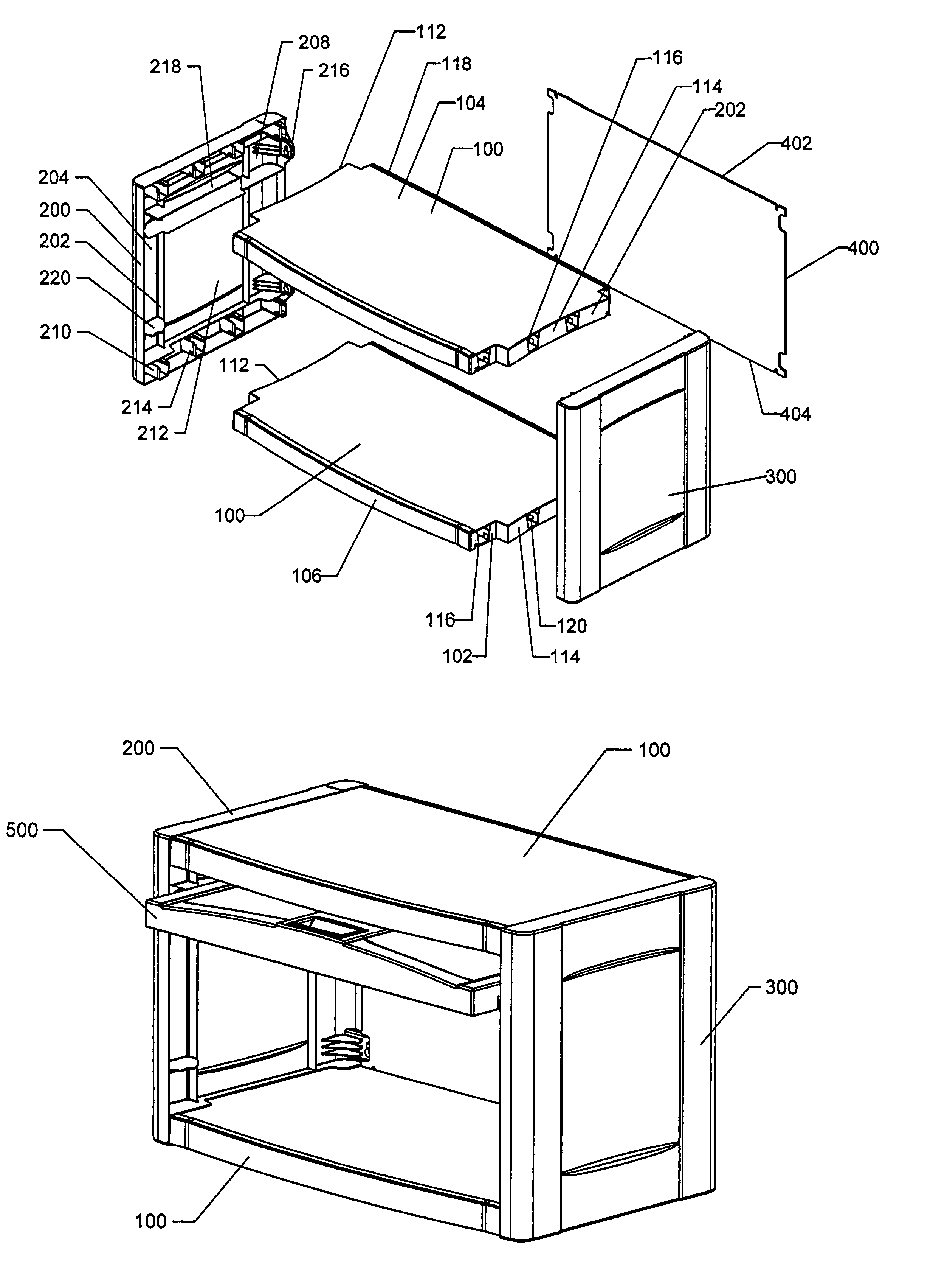Wall cabinet assembly