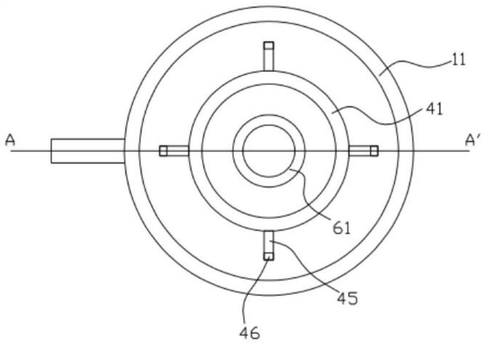 Waste heat recovery device for cement production in building field