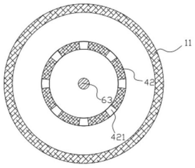 Waste heat recovery device for cement production in building field