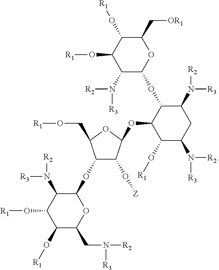 Antimicrobial 2-deoxystreptamine compounds