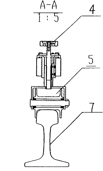 Grinding machine of internal combustion abrasive belt of small-sized steel rail