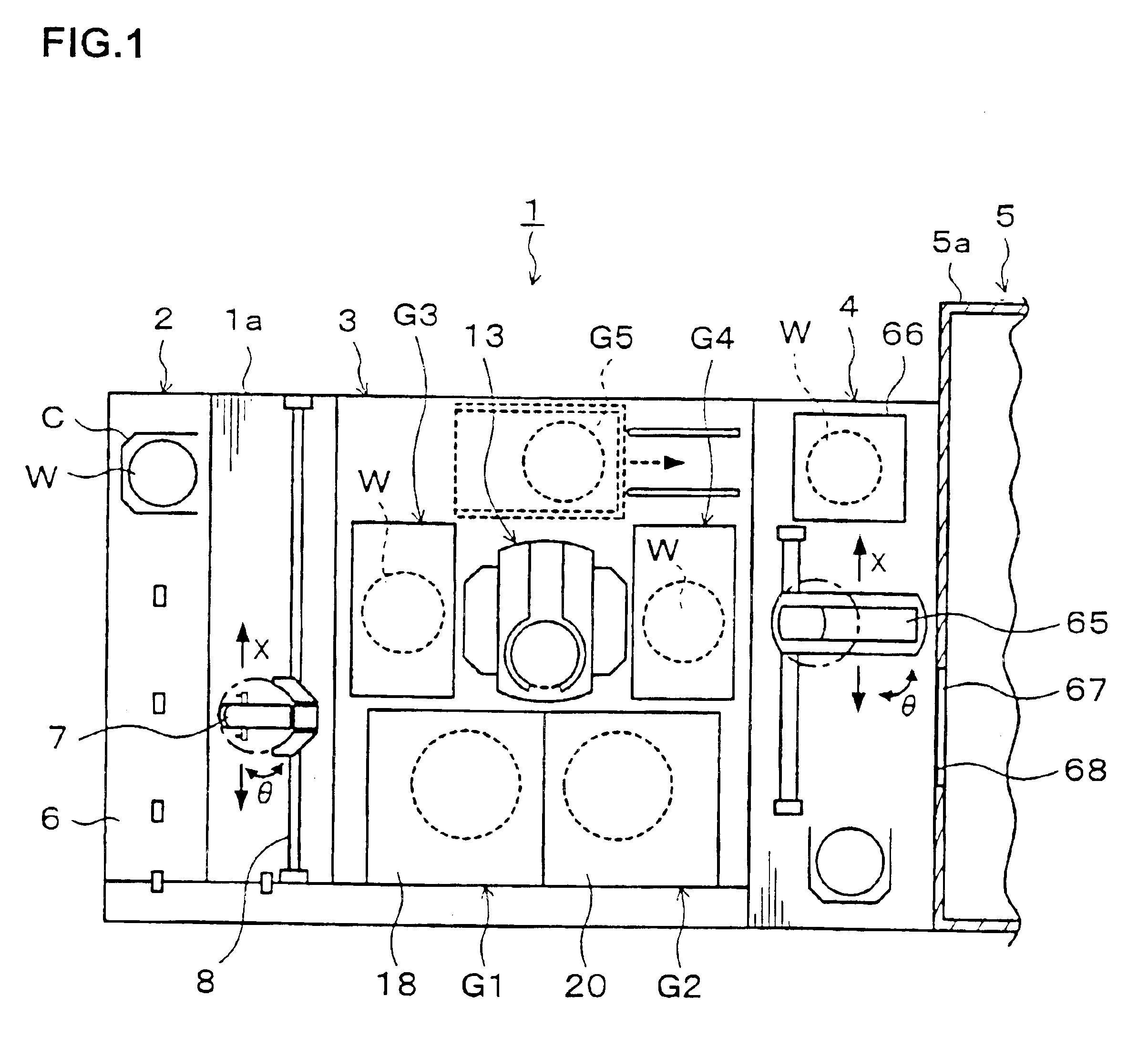 Method and system for coating and developing