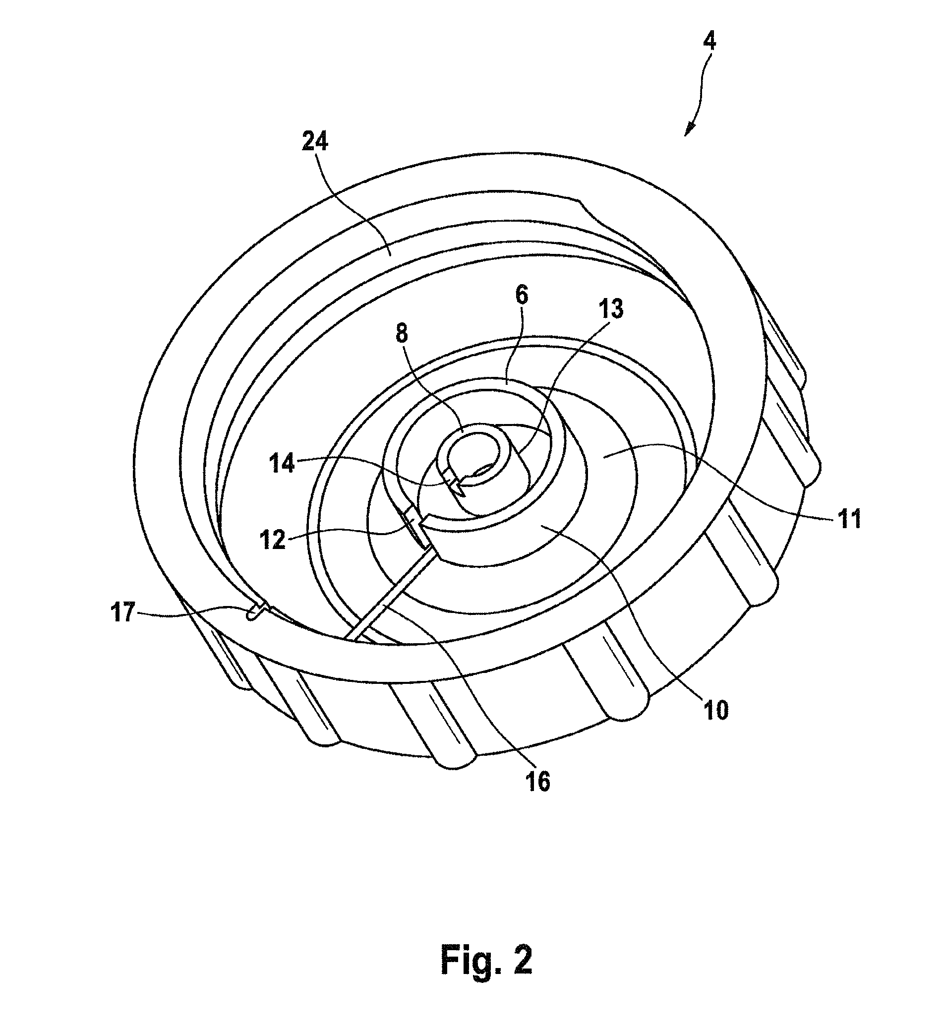 Pressure medium container for a hydraulic motor vehicle brake system