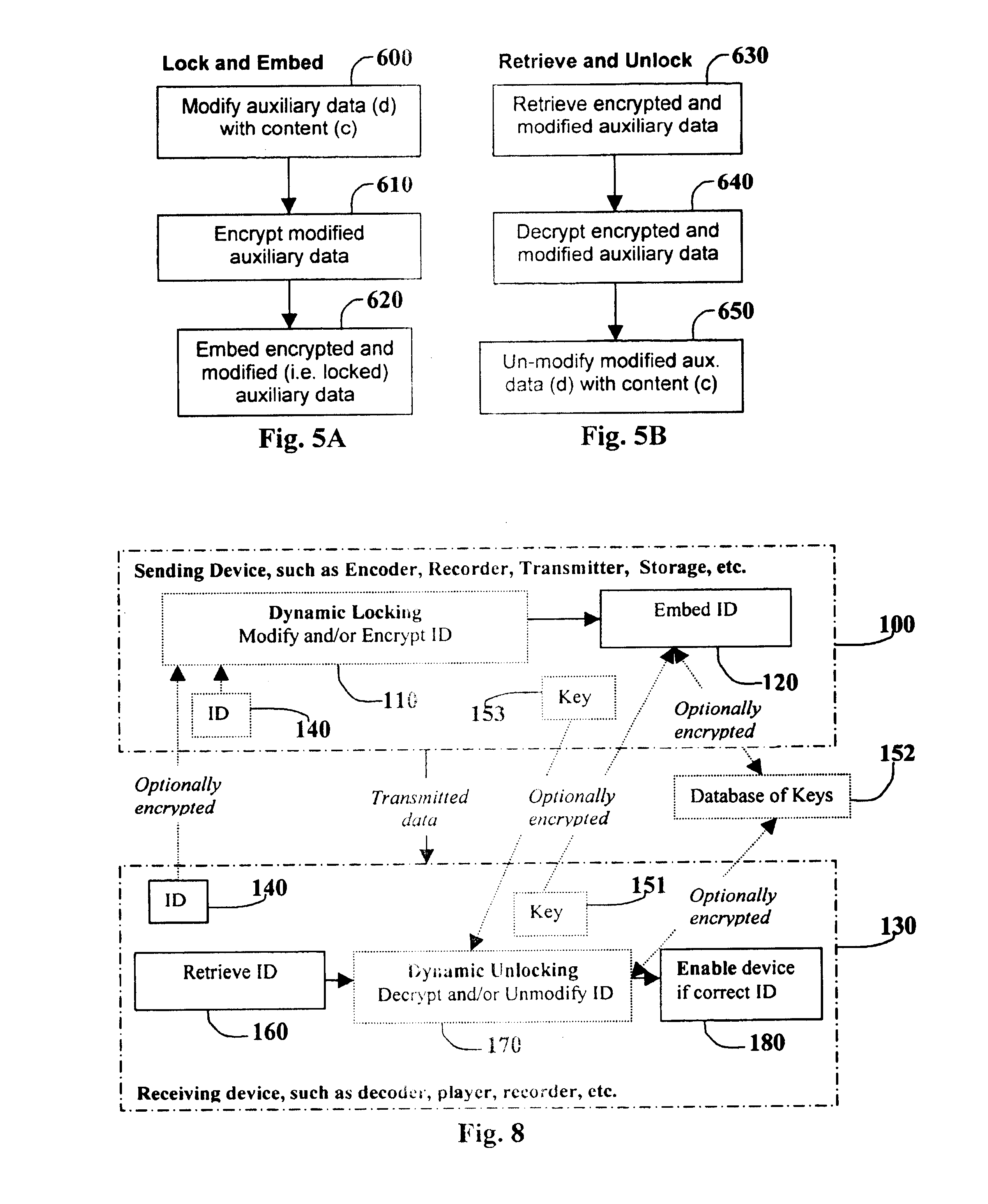 Method and apparatus for robust embedded data