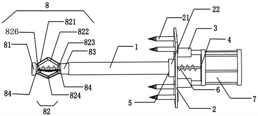 Hole reaming equipment and construction method of multi-branch anchorage system