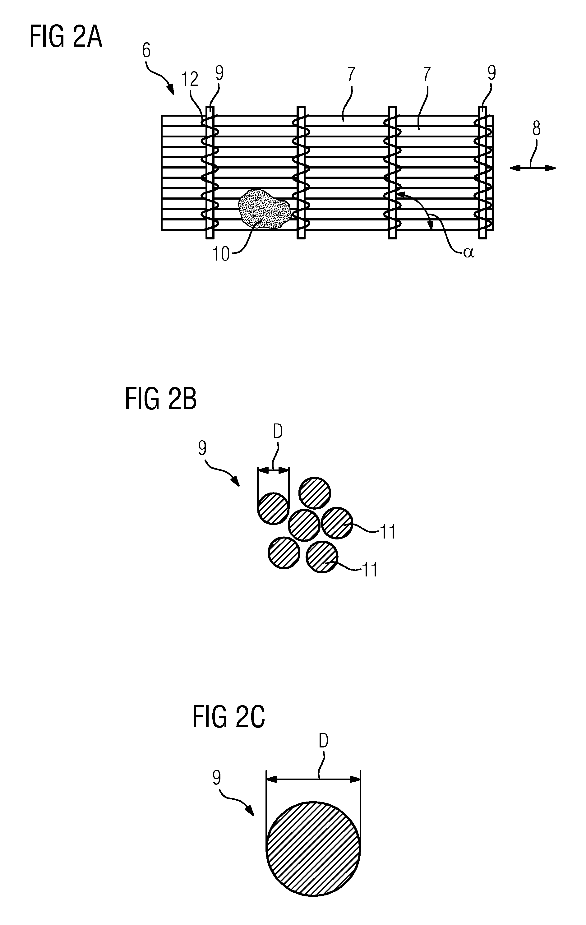 Fiber-reinforced composite, a component and a method