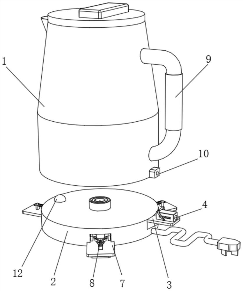 A kind of hot water kettle for smart home life