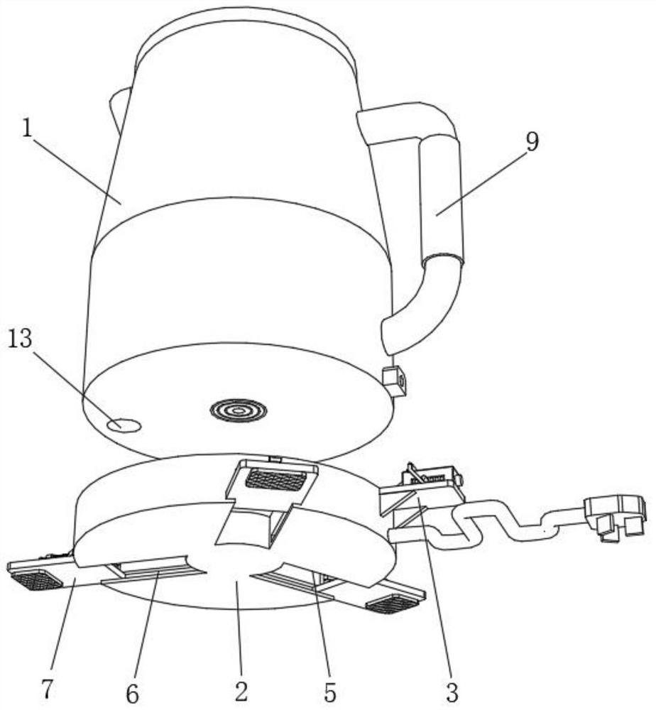 A kind of hot water kettle for smart home life