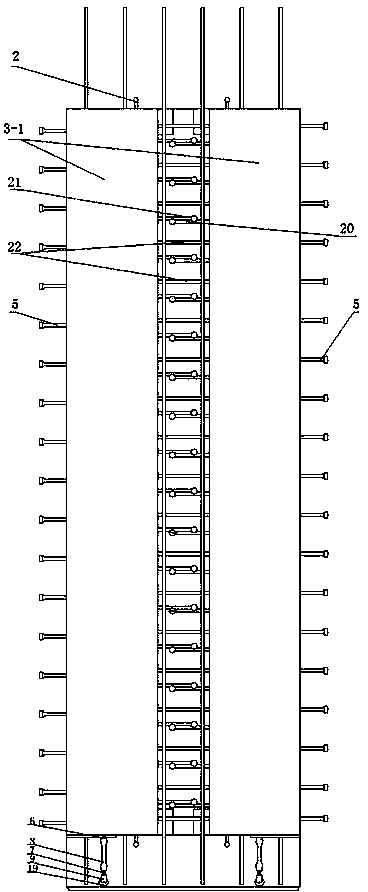 T-shaped assembling integral type shear wall external wall panel and construction method