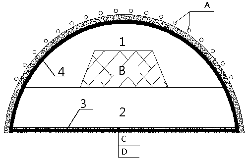A two-unit six-step construction method for shallow-buried long-span tunnels