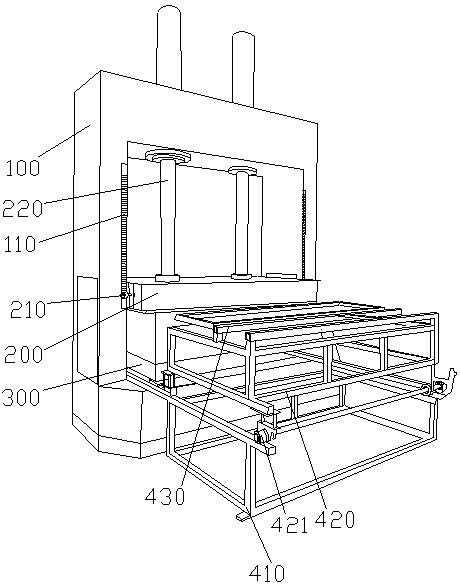 Longitudinal extrusion forming high-pressure grouting device and high-pressure grouting production technique thereof