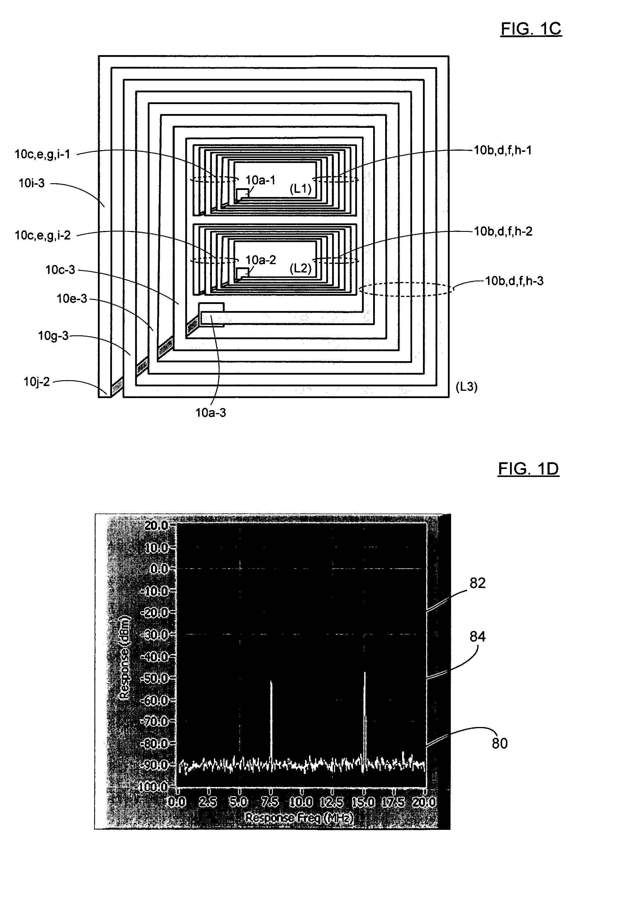 Electronic article surveillance (EAS) tag/device with coplanar and/or multiple coil circuits, an EAS tag/device with two or more memory bits, and methods for tuning the resonant frequency of an RLC EAS tag/device