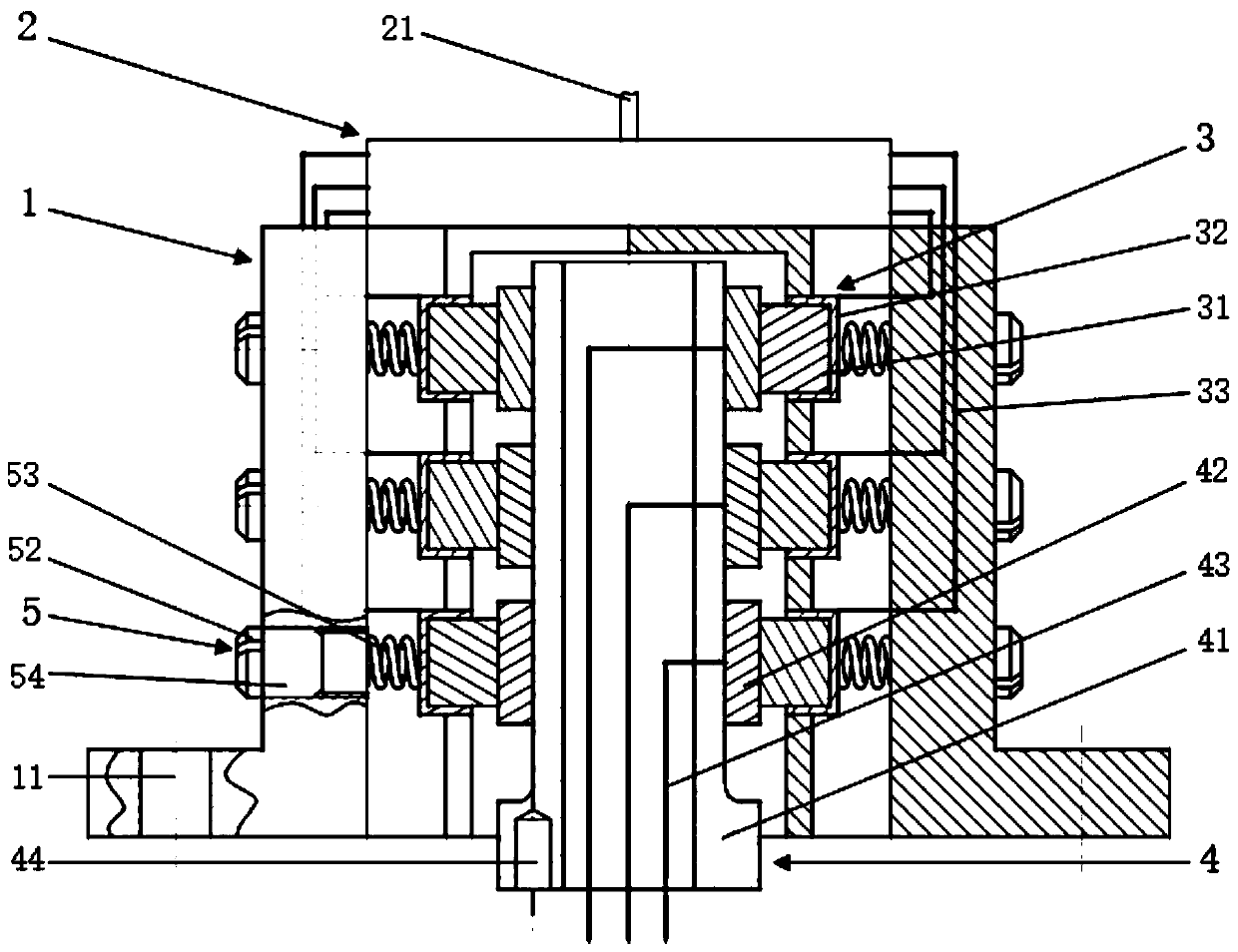 Intelligent strong current gathering device