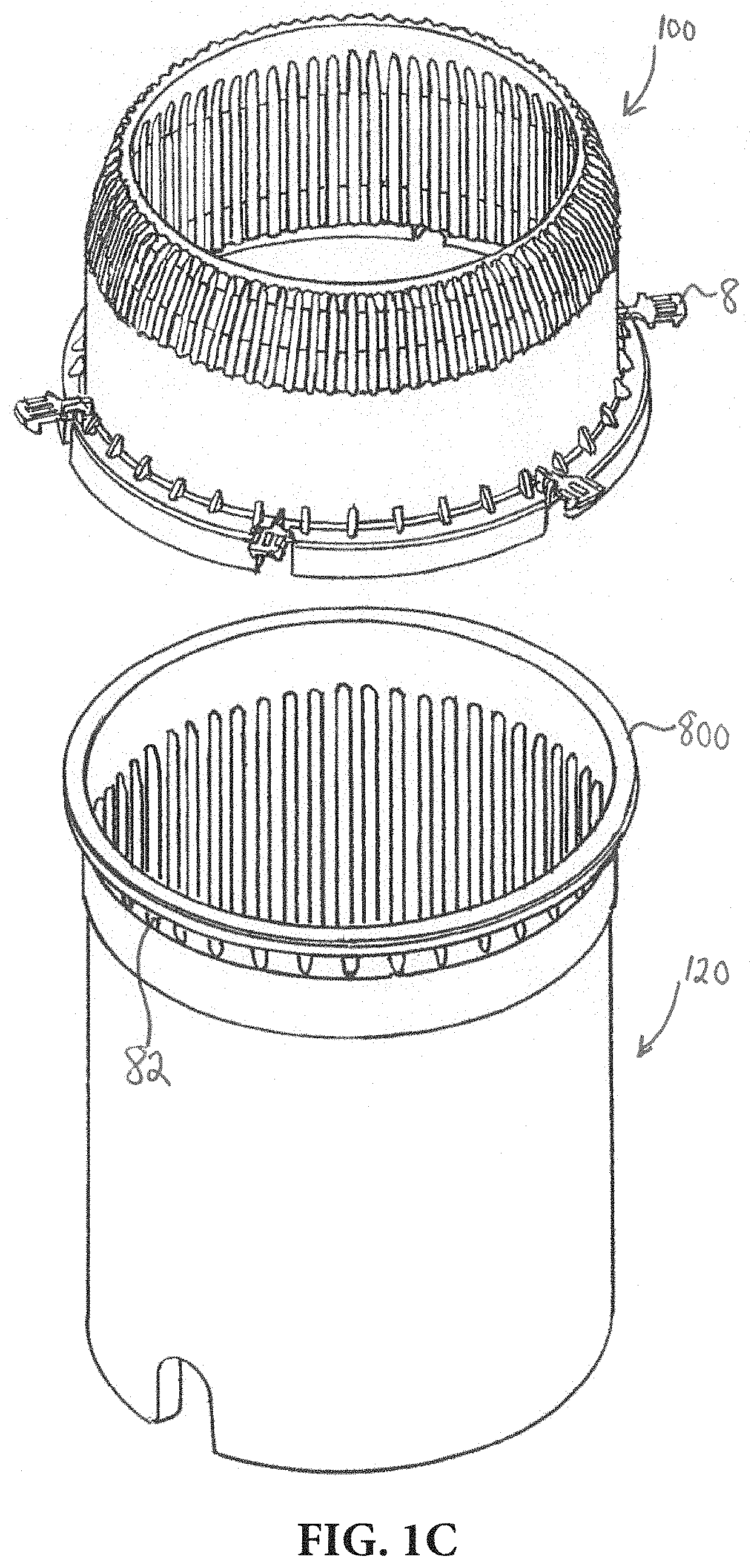 Snap on meter pit extension