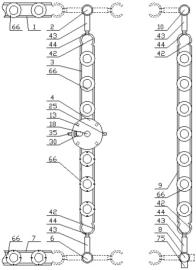 Connecting end drilling production line of epoxy glass fiber pipe