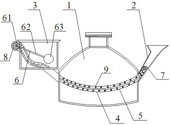 A hydraulic type biogas digester with automatic feeding and discharging and its automatic feeding and discharging method