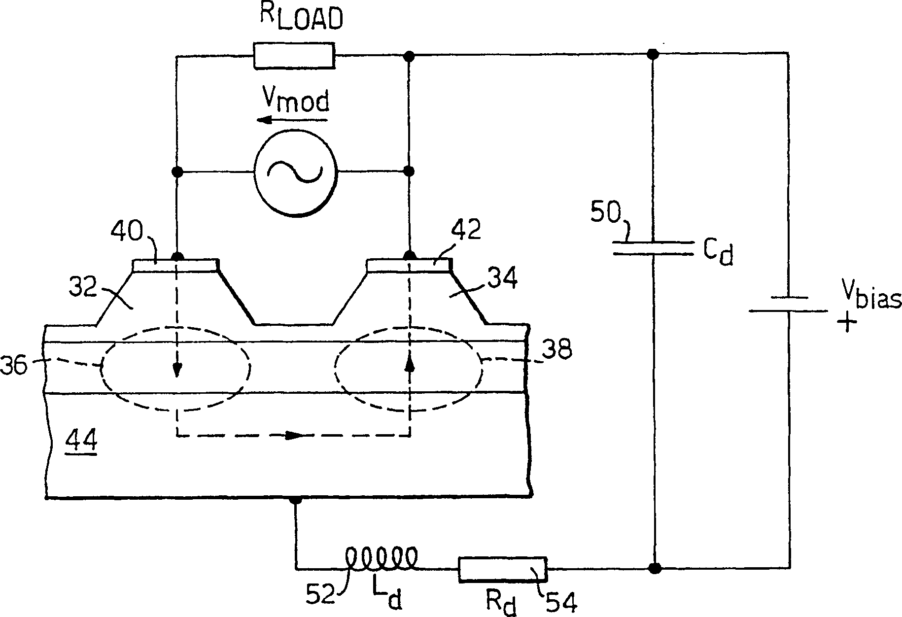 Optical modulator with pre-determined frequency chirp