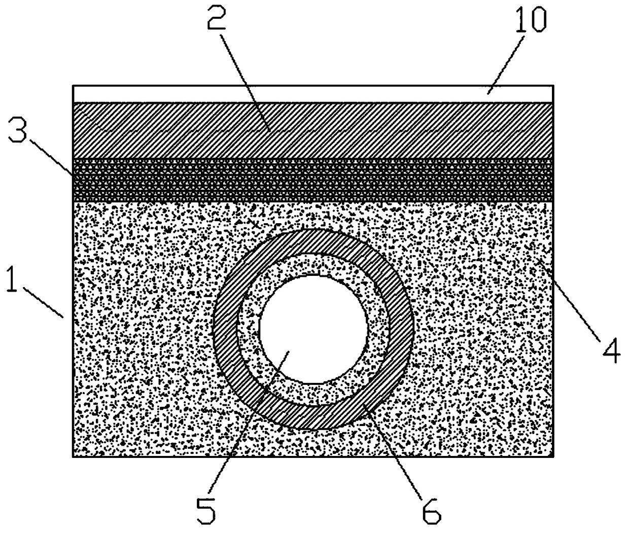 Water permeable brick with drainage function