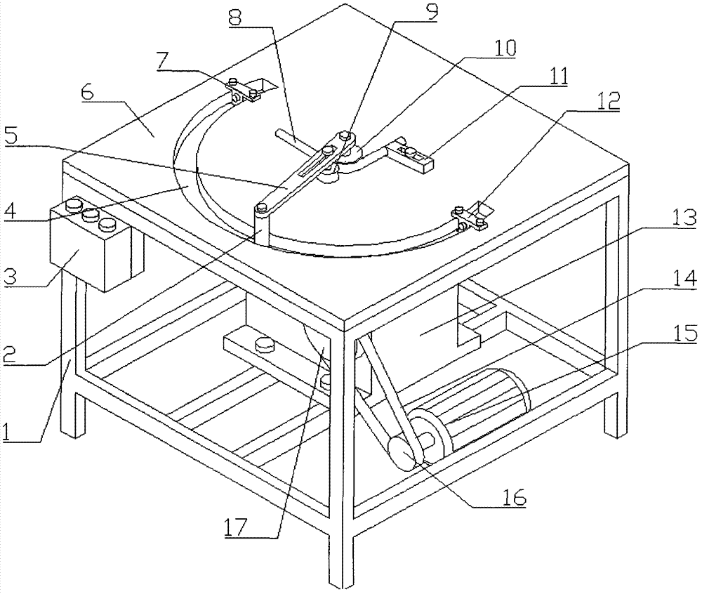 U-shaped bolt bending device