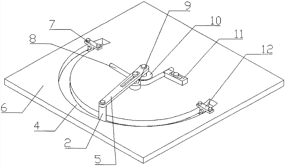 U-shaped bolt bending device