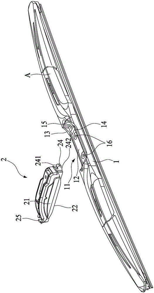 Windshield wiper connecting assembly