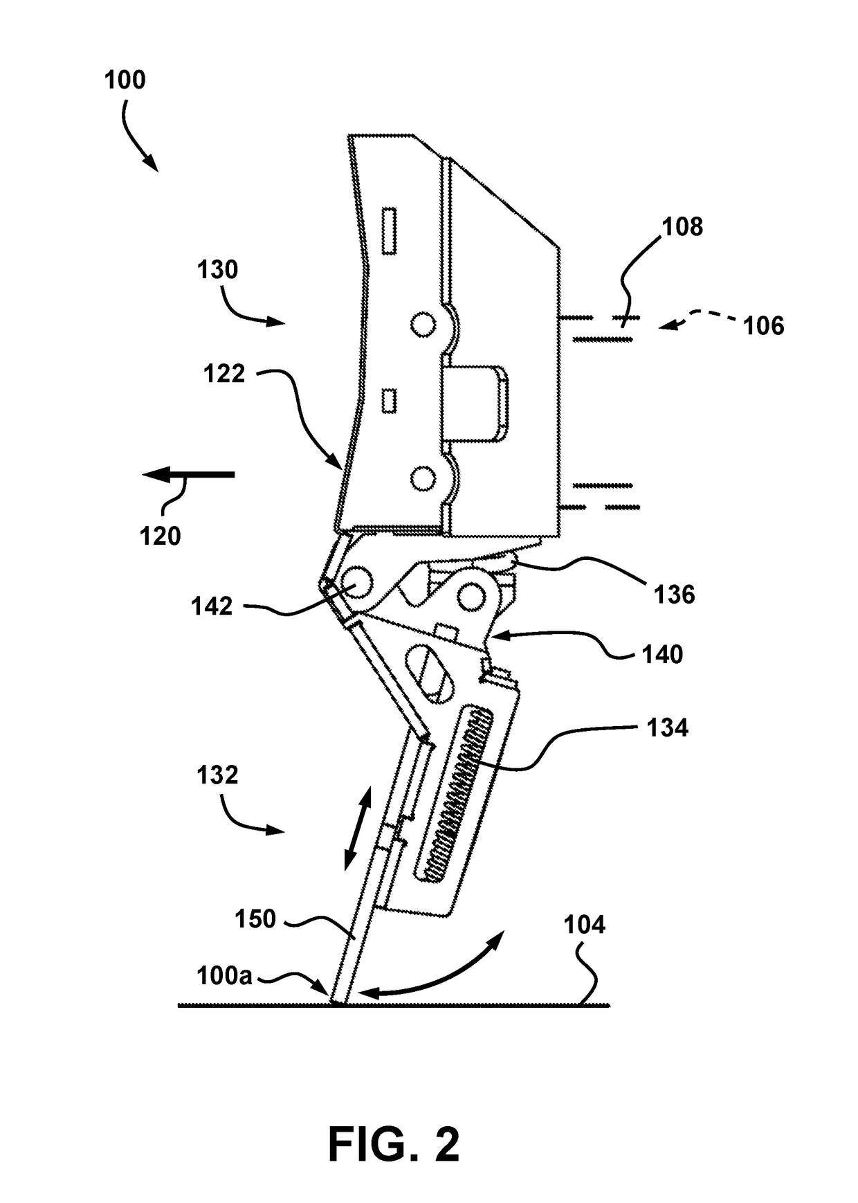 Scraper blade device with juxtaposed blade segments having a swivel interconnection between mating edges