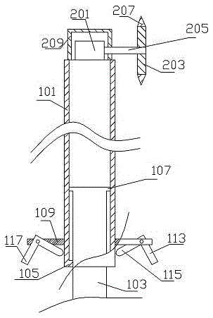 Telescoping trimming rod