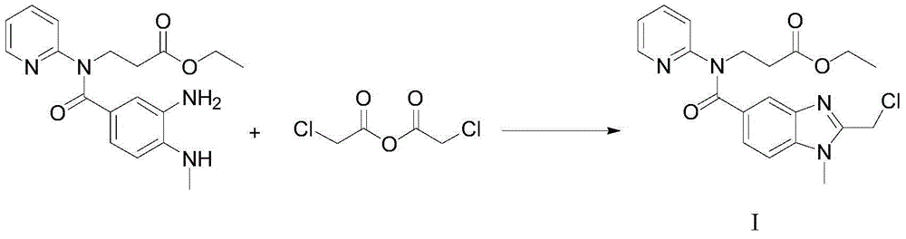 Preparation method of dabigatran etexilate intermediate