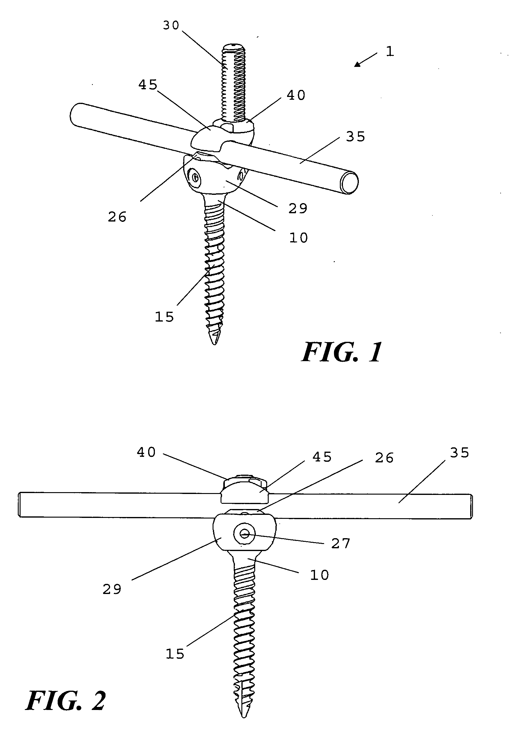 Bone anchoring member with clamp mechanism