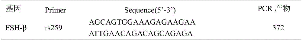 Molecular genetic marker related with egg laying performance of hens and application