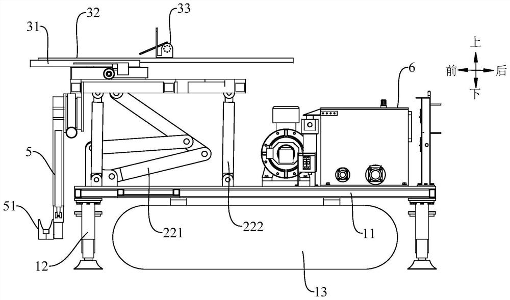 Profile lifting equipment