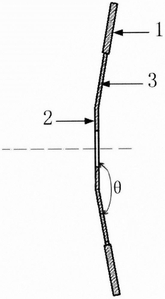 Diamond saw blade for curved cutting and its preparation process