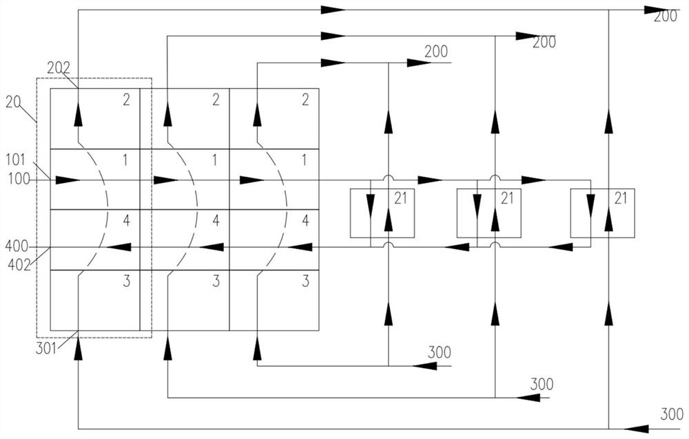 A helical tube type absorption heat exchanger for district heating