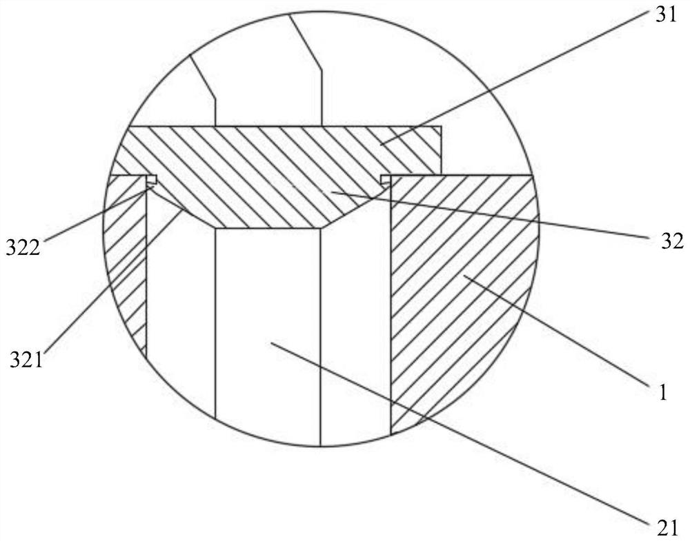 A position accurate auxiliary device for diode pin welding