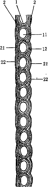 Extra large-caliber fire fighting hose and preparation method thereof