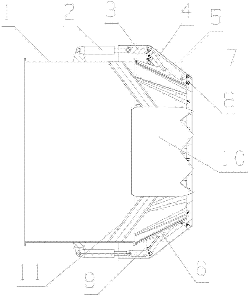 Novel axial-symmetry convergent nozzle