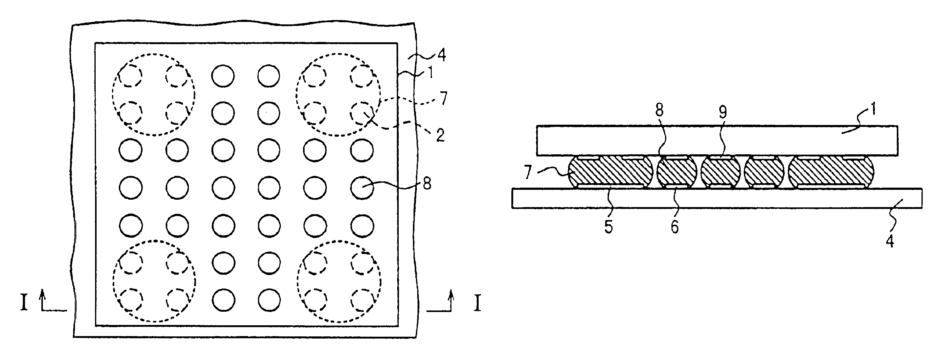 Back electrode type electronic part and electronic assembly with the same mounted on printed circuit board