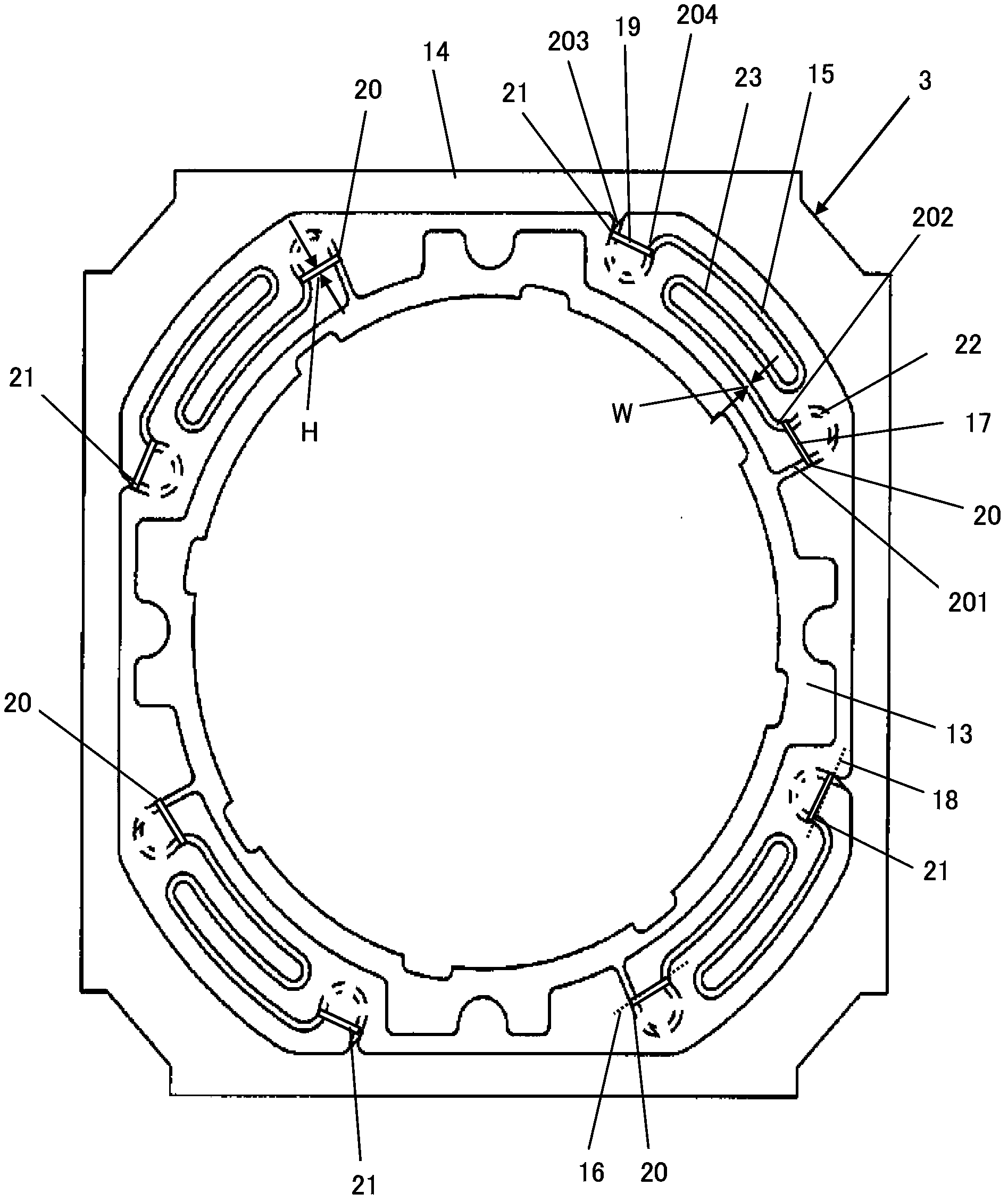 Lens drive device, auto-focusing camera and mobile terminal device with camera