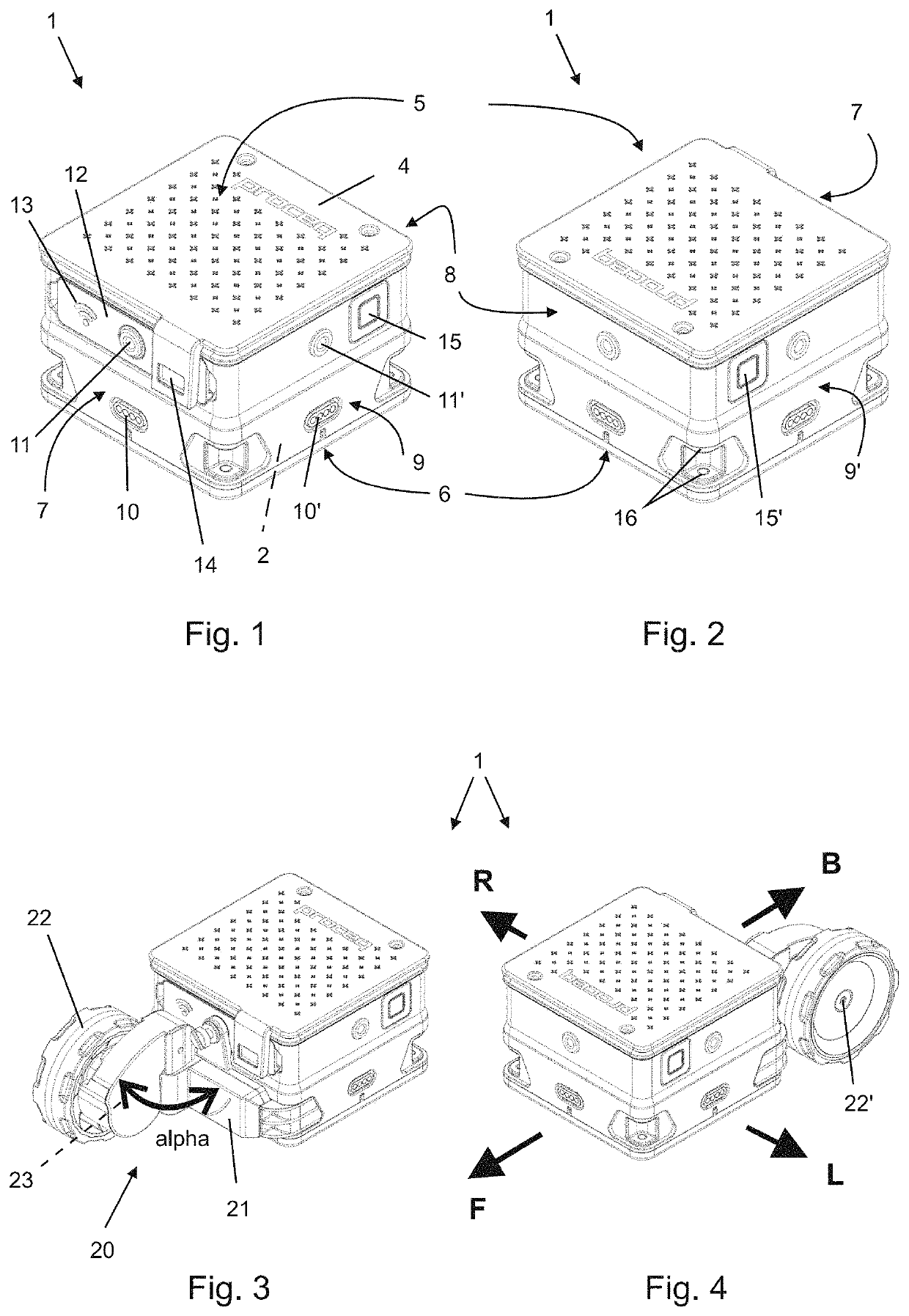 Reconfigurable GPR device