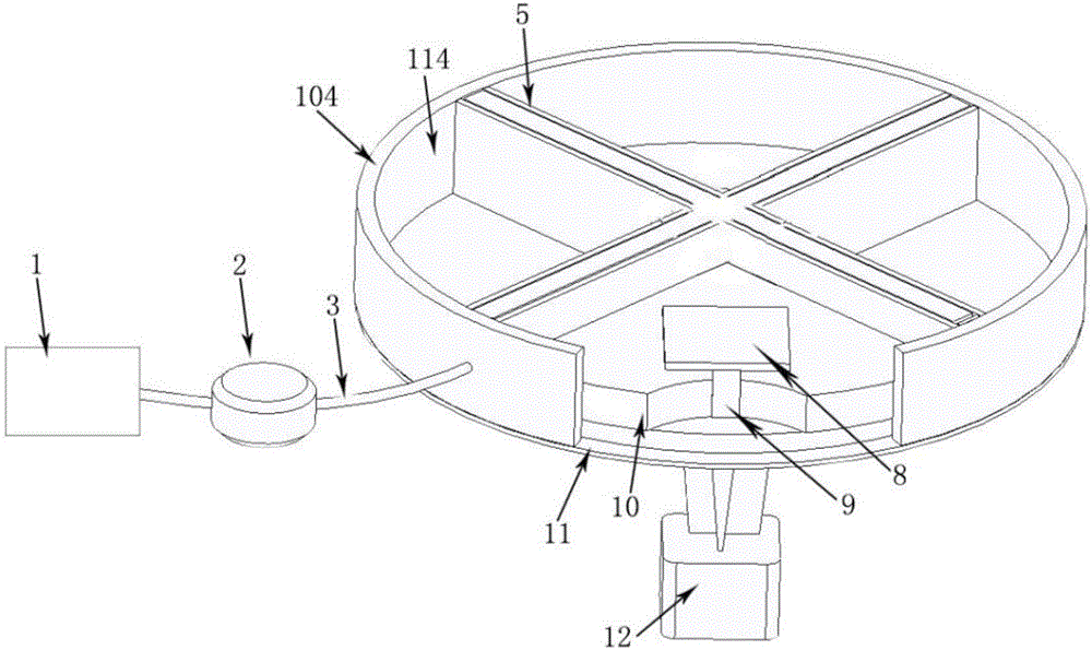 Light-curing-continuously-improving oxygen-permeation forming device