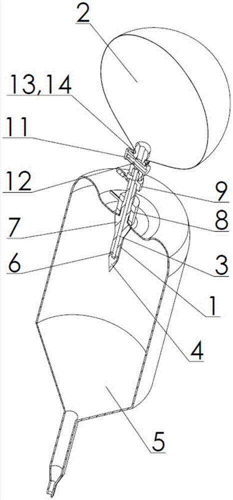 Continuous pressure device for tree injection and transfusion