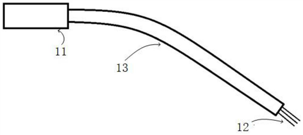 Photoacoustic endoscopic device