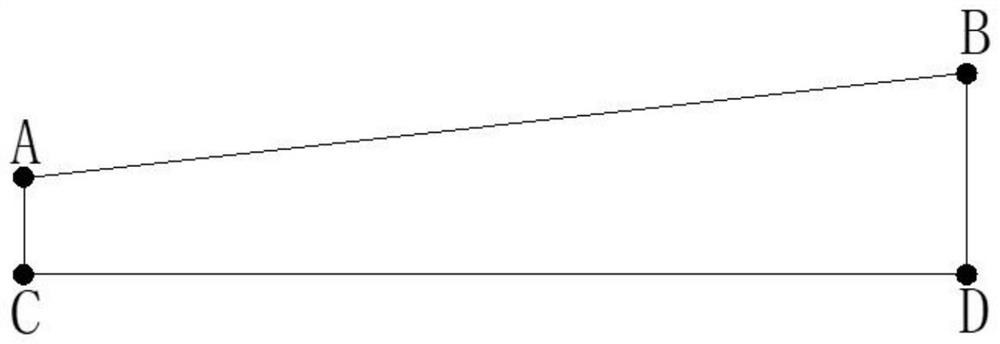Waist line measuring method for underground roadway