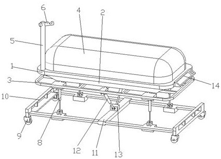 Automatic air supply filter transfer protection device for infected newborn