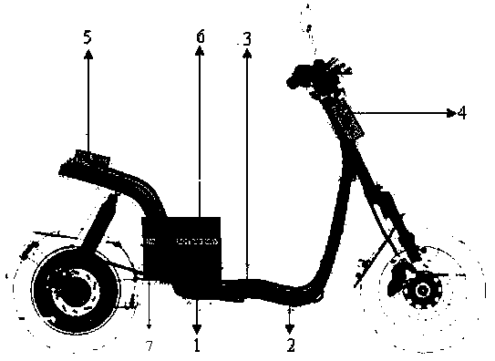 Antitheft fireproof electric vehicle/motorcycle