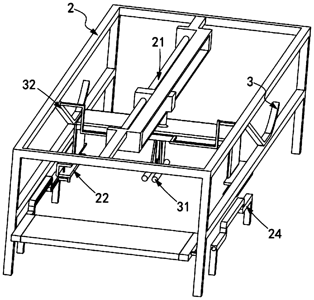 Coating device for composite geotextile drainage network