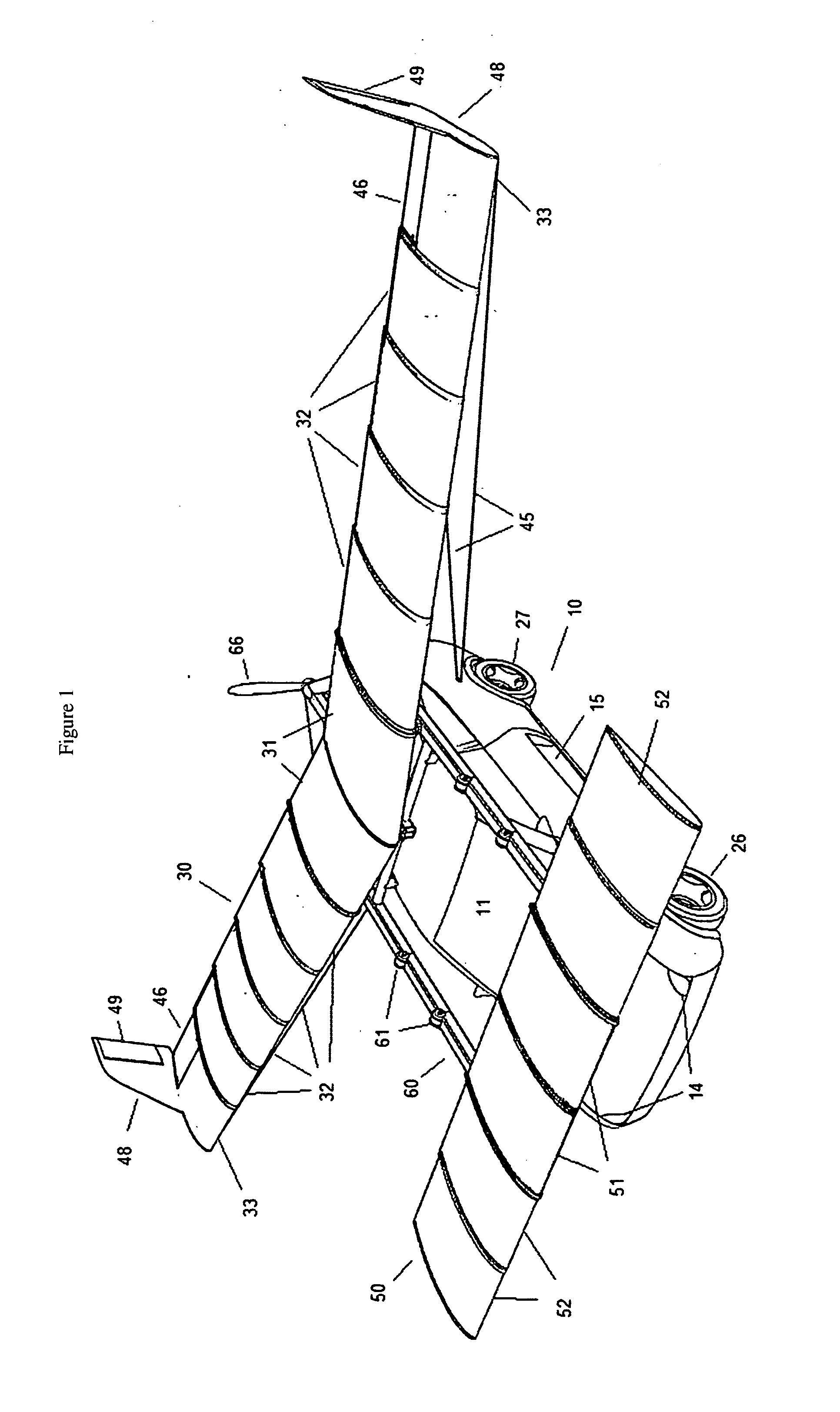 Telescopic Wing and Rack System for Automotive Airplane
