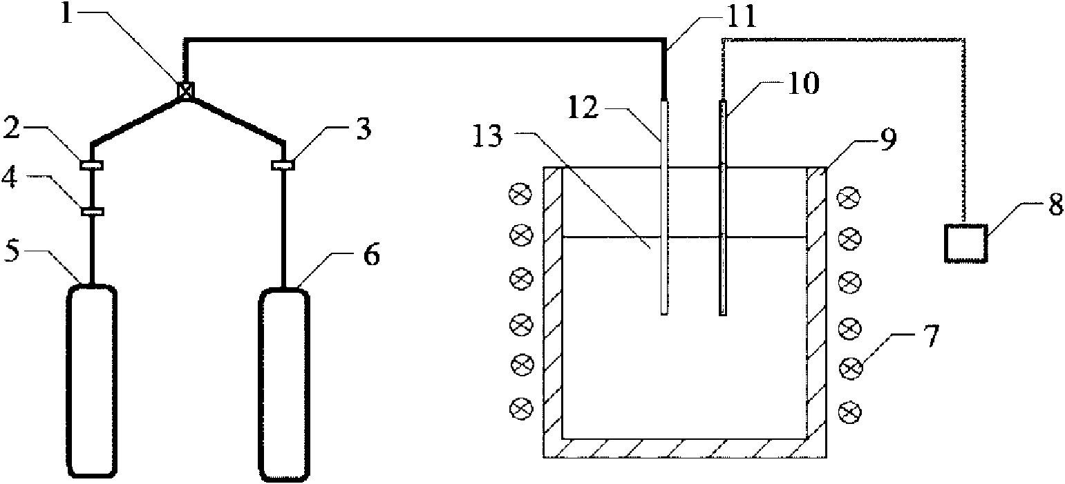 Fe-X-N grain refiner and preparation method thereof
