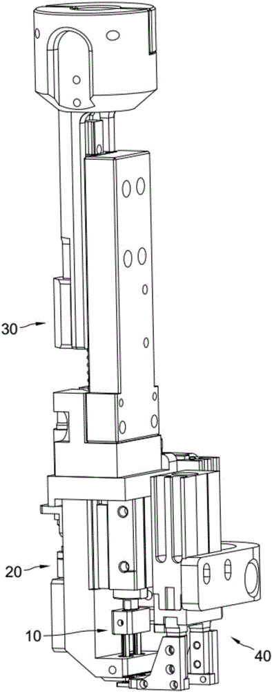 Clamping claw device for assembling O-shaped ring